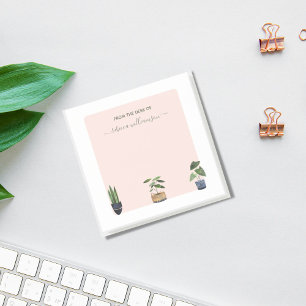 Post-it® Plantes en pot Boho par le Bureau de P Personalisé