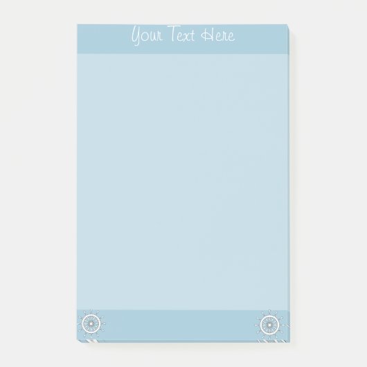 Post-it® Plaque de notes - Casque blanche avec texte (Devant)