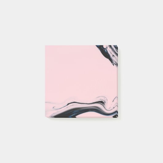 Post-it® Plaque de peinture rose et noire (Devant)