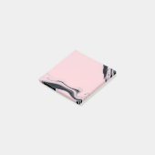Post-it® Plaque de peinture rose et noire (Incliné)