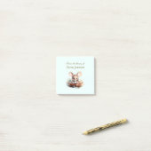 Post-it® Plaque de réservation personnalisée amovible (Sur un bureau)