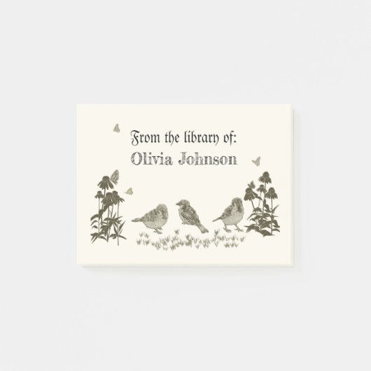 Post-it® Plaque de réservation personnalisée amovible (Devant)