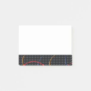 Post-it® Plaque et points de peinture rétro