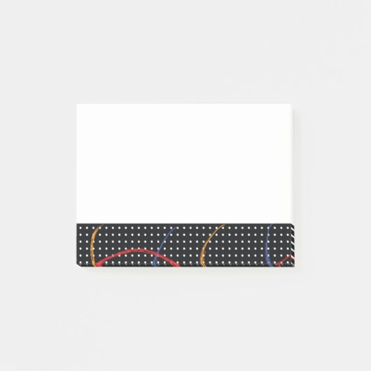 Post-it® Plaque et points de peinture rétro (Devant)