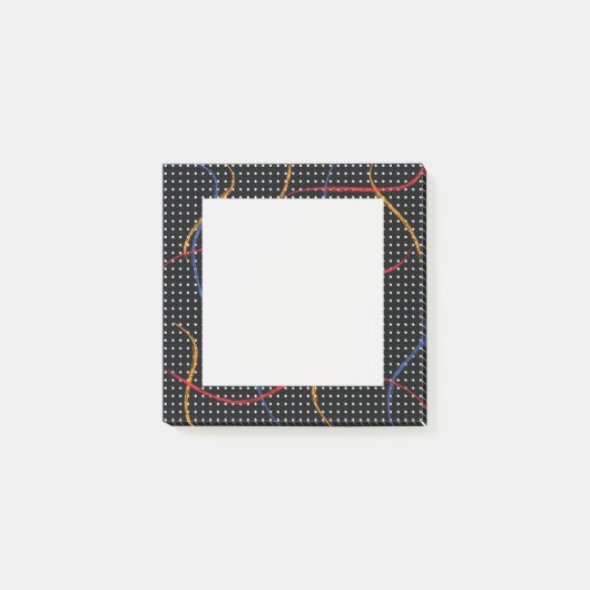 Post-it® Plaque et points de peinture rétro (Devant)