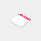 Post-it® Plaques de notes blanches d'art rose chaud (Incliné)