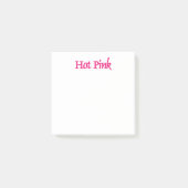 Post-it® Plaques de notes blanches roses chaudes (Devant)