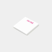 Post-it® Plaques de notes blanches roses chaudes (Incliné)