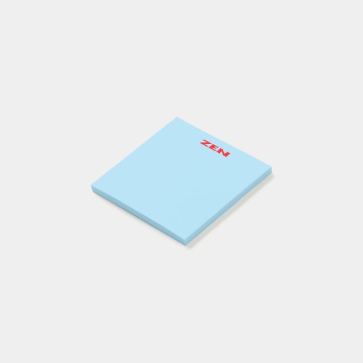Post-it® Plaques de notes bleu rouge zen (Incliné)