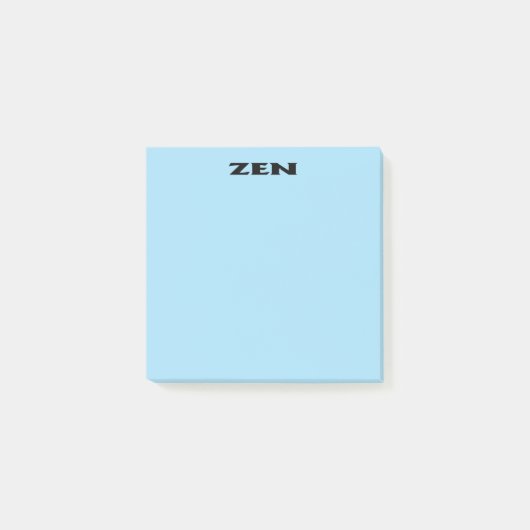 Post-it® Plaques de notes bleu zen (Devant)