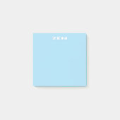 Post-it® Plaques de notes bleues Zen (Devant)
