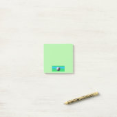 Post-it® Plaques de notes vertes de Golf Ball (Sur un bureau)