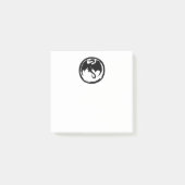 Post-it® Plaquettes de notes blanches Black Dragon (Devant)