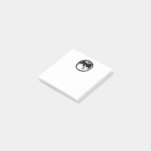 Post-it® Plaquettes de notes blanches Black Dragon (Incliné)
