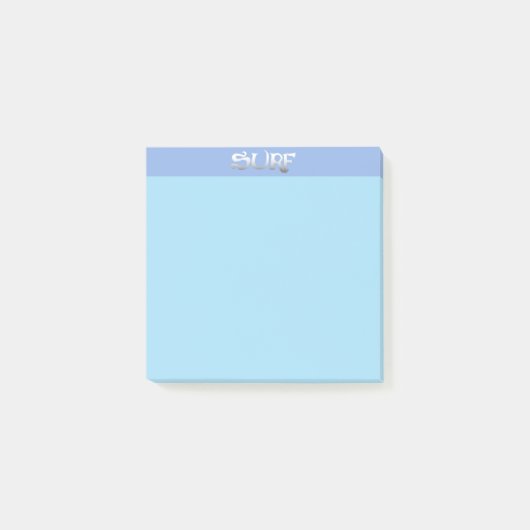 Post-it® Plaquettes de notes bleu surf (Devant)