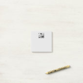 Post-it® Plaquettes de notes grises de motards (Sur un bureau)