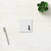 Post-it® Plaquettes de notes grises en silhouette de chat n (Bureau)
