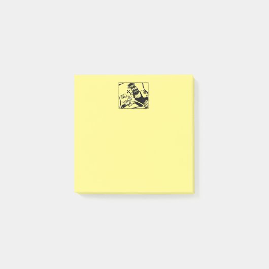 Post-it® Plaquettes de notes jaunes (Devant)