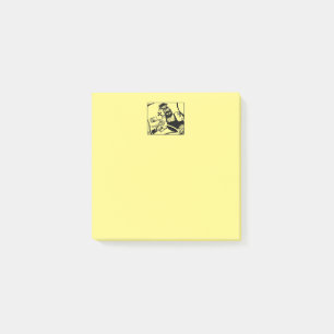 Post-it® Plaquettes de notes jaunes Biker 3x3