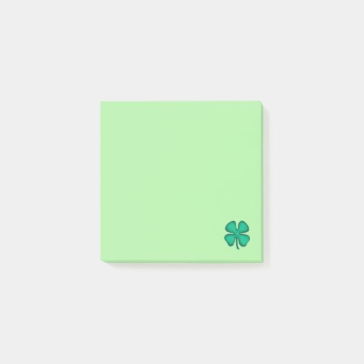 Post-it® Plaquettes de notes Lucky 4 feuilles irlandais Clo (Devant)