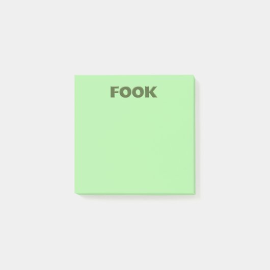 Post-it® Plaquettes de notes vert pâle (Devant)