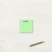 Post-it® Plaquettes de notes vert pâle (Sur un bureau)