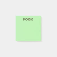 Plaquettes de notes vert pâle