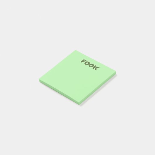 Post-it® Plaquettes de notes vert pâle (Incliné)