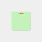 Post-it® Plaquettes de notes vert rouge zen (Devant)
