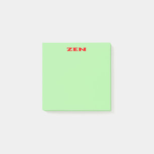 Post-it® Plaquettes de notes vert rouge zen