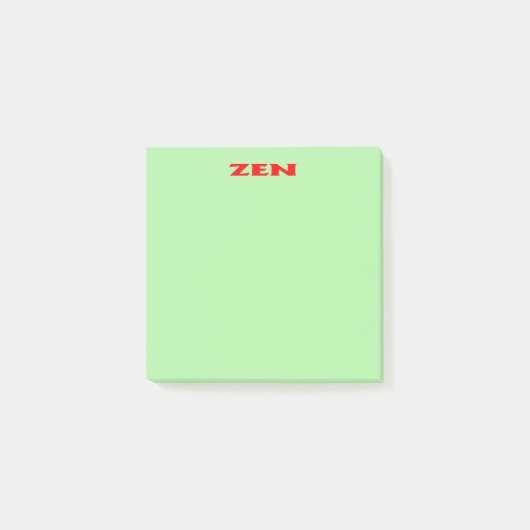 Post-it® Plaquettes de notes vert rouge zen (Devant)