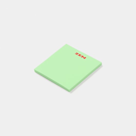 Post-it® Plaquettes de notes vert rouge zen (Incliné)