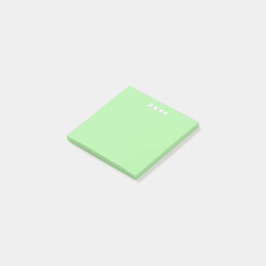 Post-it® Plaquettes de notes vert vert zen (Incliné)