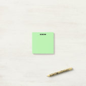 Post-it® Plaquettes de notes vert vert zen (Sur un bureau)