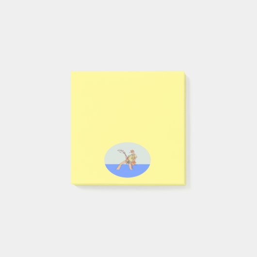 Post-it® Plaquettes jaunes pêcheurs (Devant)