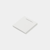 Post-it® Platinum Grey Minimalist Plain Legible Modern (Incliné)