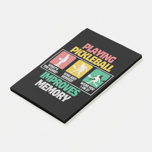Post-it® Playing Pickleball Improves Memory (Incliné)