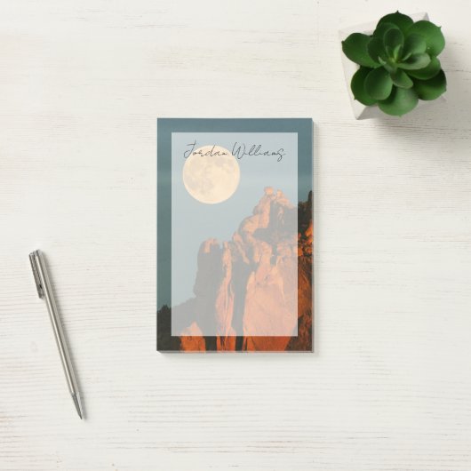 Post-it® Pleine lune | Basalt Cliffs Smith Rock State Park (Bureau)