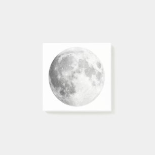 Post-it® Pleine lune Publier des notes informatiques / Blan
