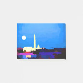 Post-it® Pleine lune Skyline Washington DC (Devant)