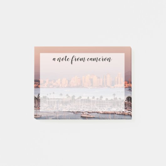 Post-it® Pleine lune sur San Diego (Devant)