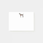 Post-it® Plott Hound Geometric Pattern Silhouette Plaid (Devant)