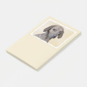 Post-it® Plott Peinture - Cute Original Chien Art (Incliné)
