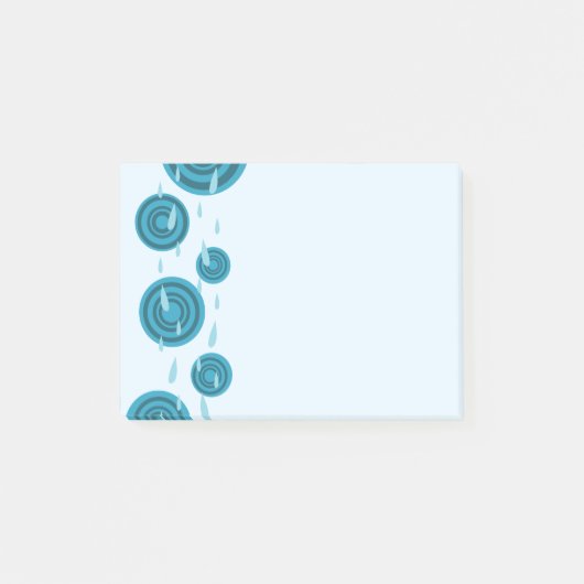Post-it® Pluie bleue (Devant)