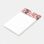 Post-it® Plum à fleurs - Paradize rose (Incliné)