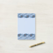 Post-it® Plume de paon (Sur un bureau)