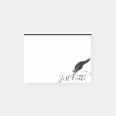 Post-it® Plume personnalisée (Devant)