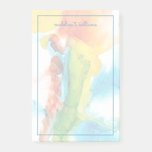 Post-it® Plume primaire - aquarelles (Devant)