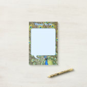 Post-it® Plumes de paon & calligraphie Que faire (Sur un bureau)