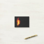 Post-it® Plumes de paquetage de feu (Sur un bureau)